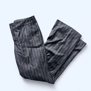 Banana Republic wool pinstripe wide leg trousers